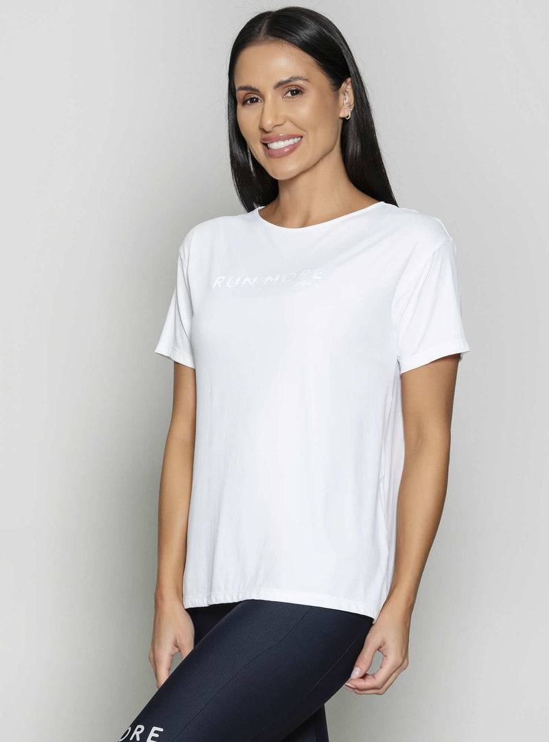 BLUSA RUN MORE ULTRACOOL FIT BRANCO M