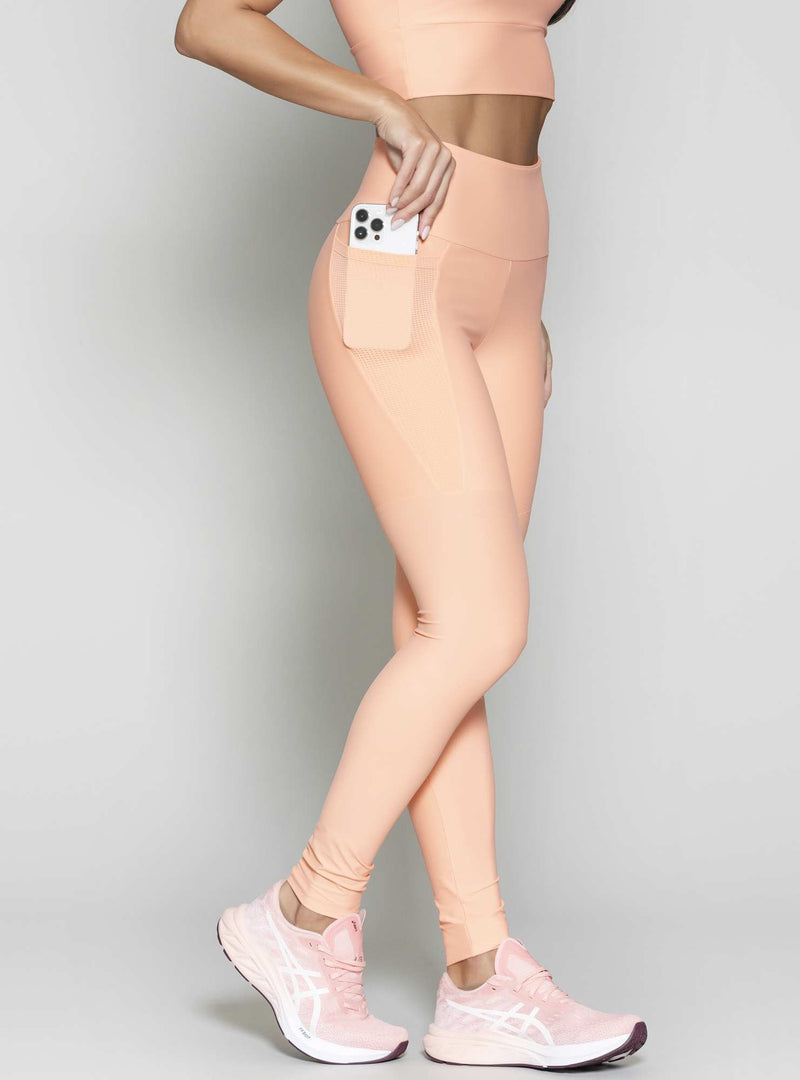 LEGGING BLOCKING LARANJA PASTEL P