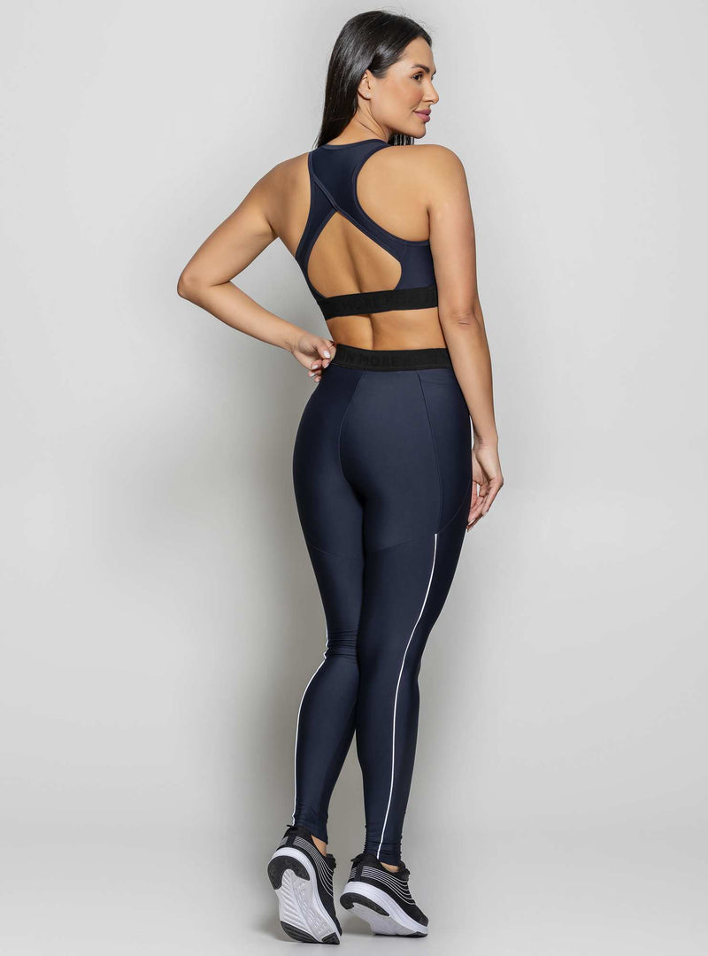 LEGGING BLOCKING PRETO/BRANCO M