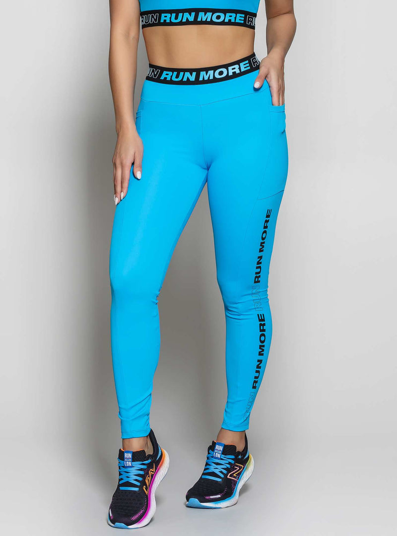 LEGGING COS COM ELASTICO DUPLO MAX AZUL M