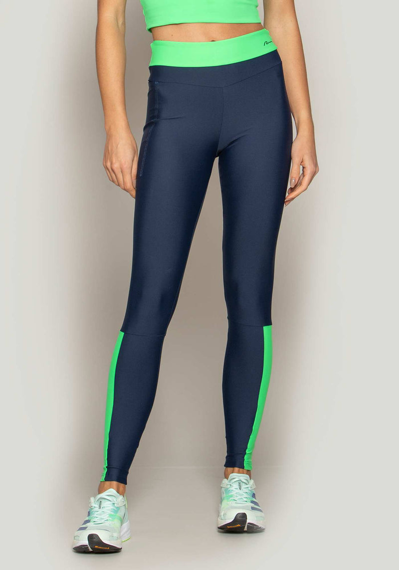 LEGGIN RM AZUL COM VERDE P