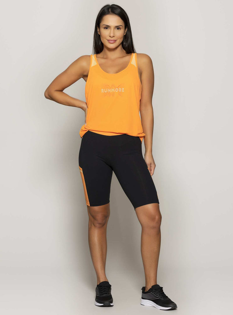 REGATA COM FENDA ULTRACOOL FIT LARANJA M