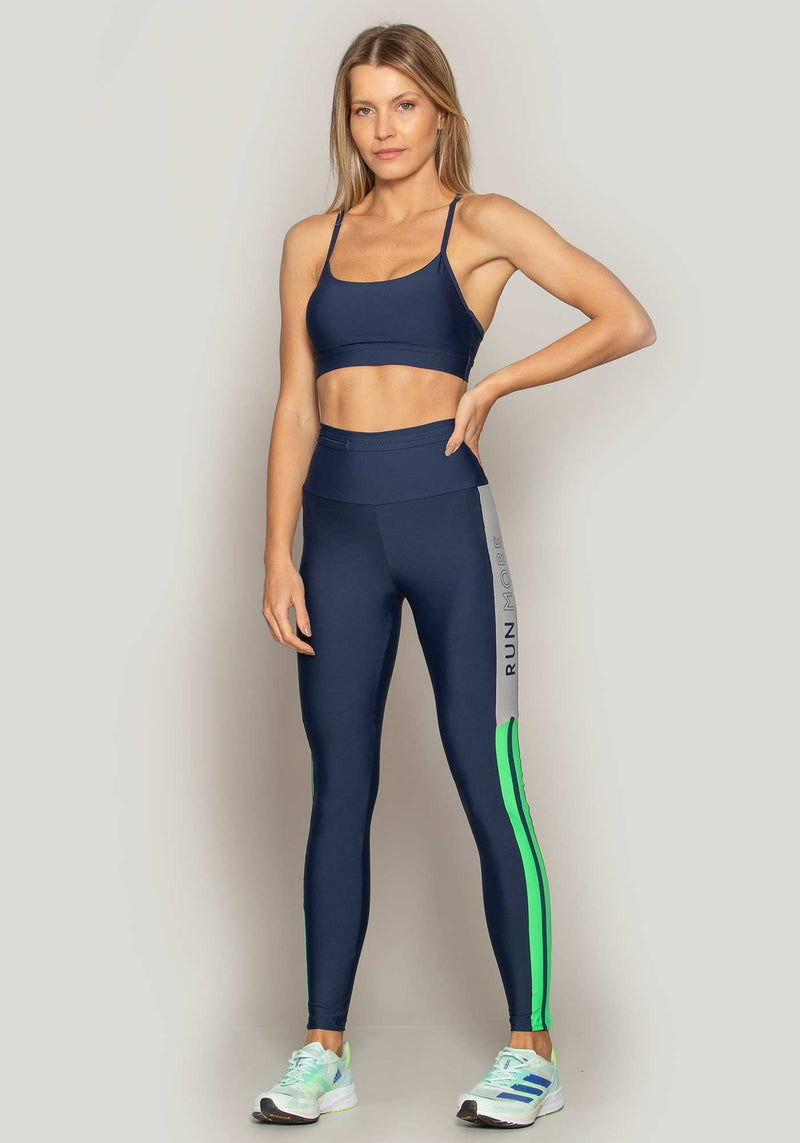 LEGGING RM COMPRESSION AZUL /VERDE M