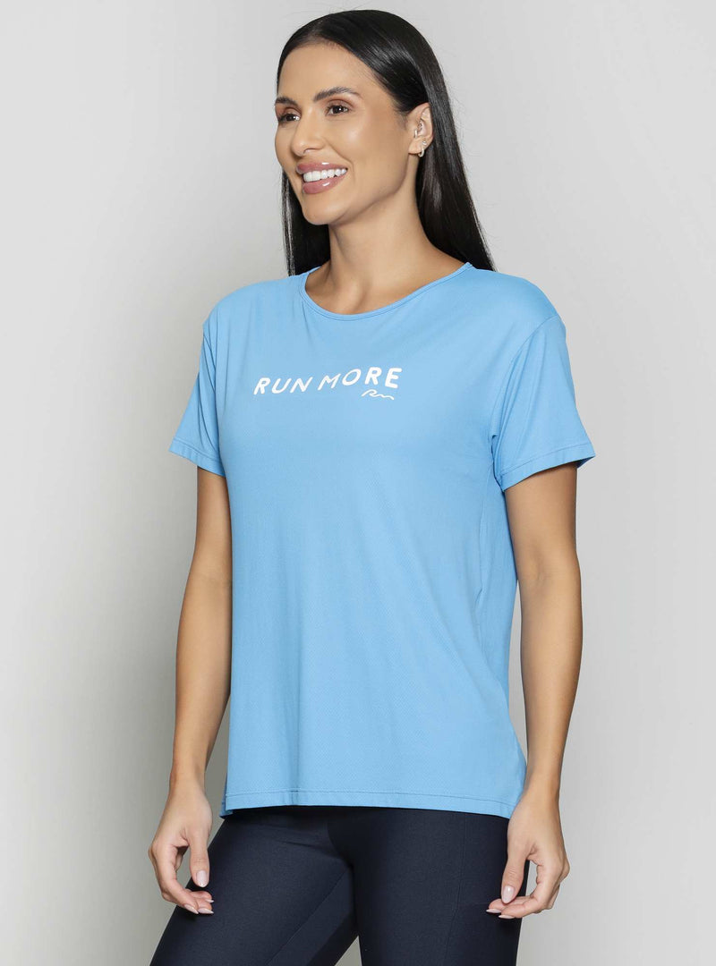 BLUSA RUN MORE ULTRACOOL FIT AZUL G