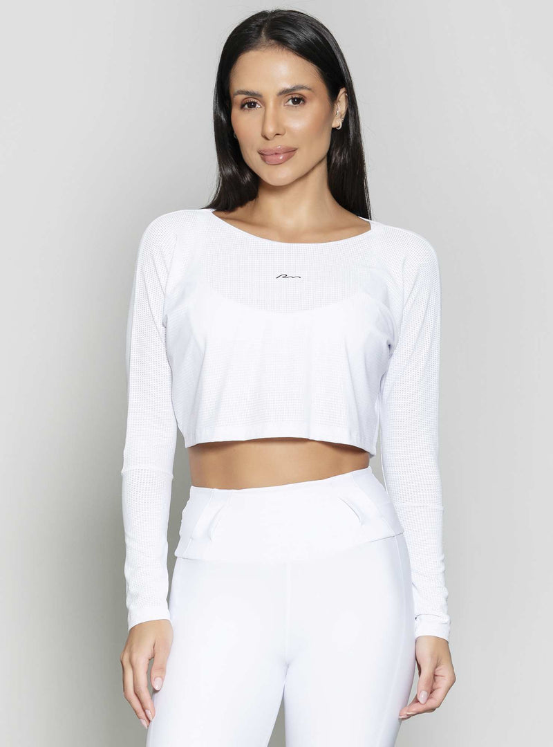 BLUSA MANGA LONGA MAX FRESH BRANCO M