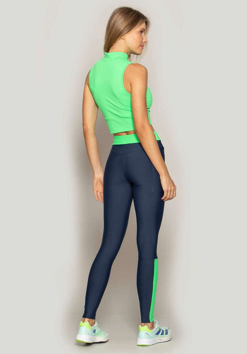 LEGGIN RM AZUL COM VERDE P