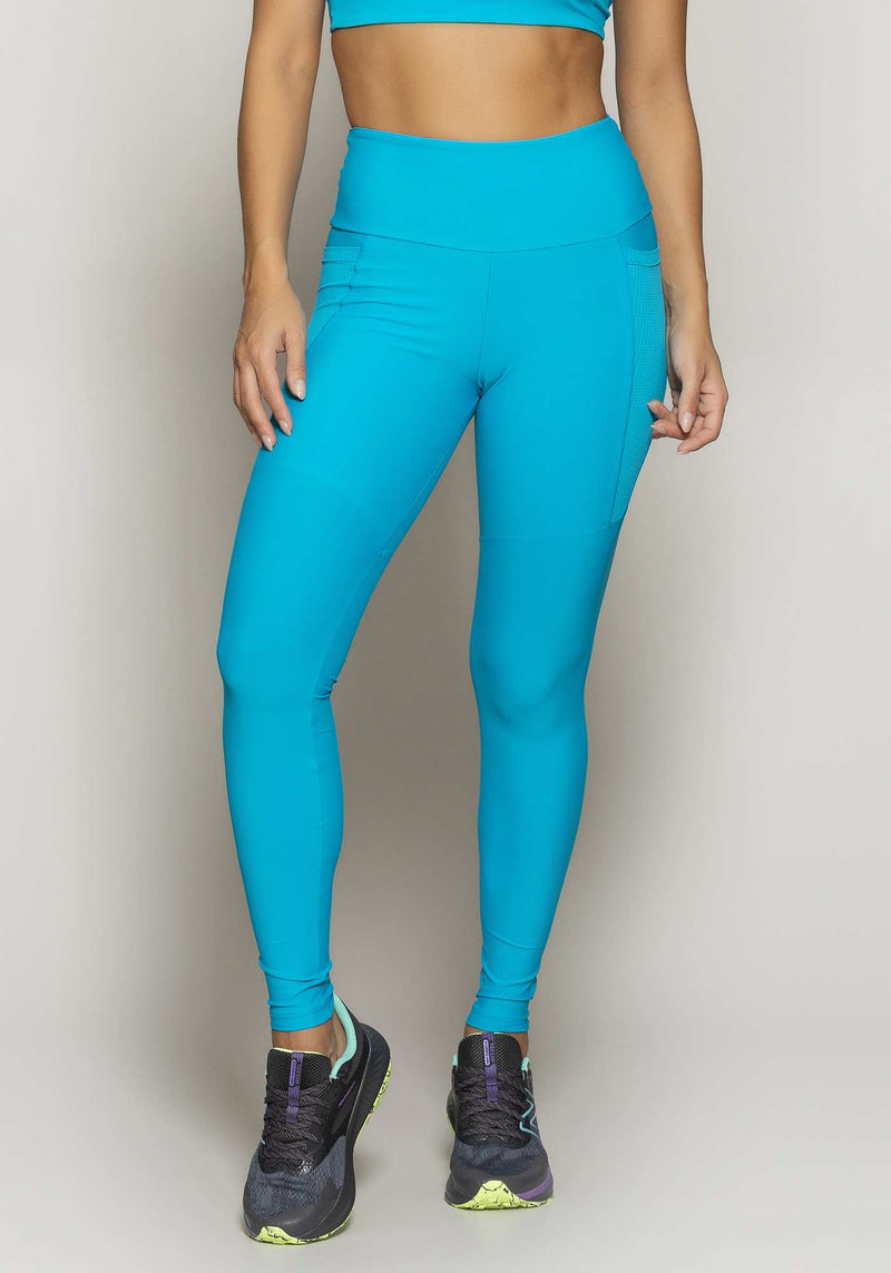 LEGGING BLOCKING COMPRESSION AZUL P