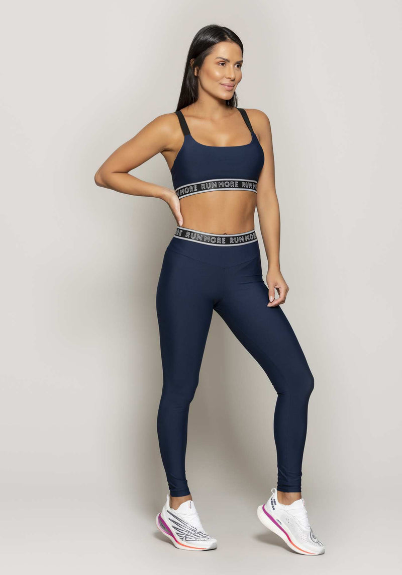 TOP COM COS DE ELASTICO AZUL P