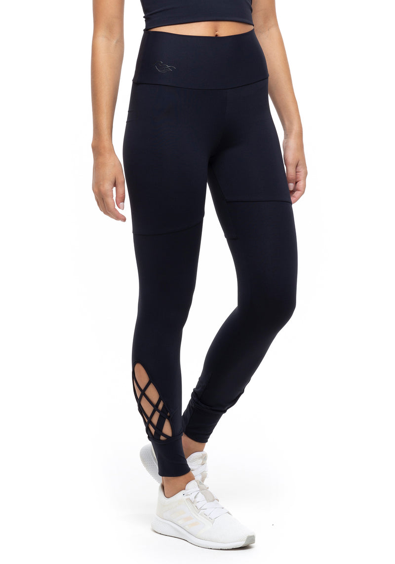 LEGGING BLOCKING LIFE GREEN M