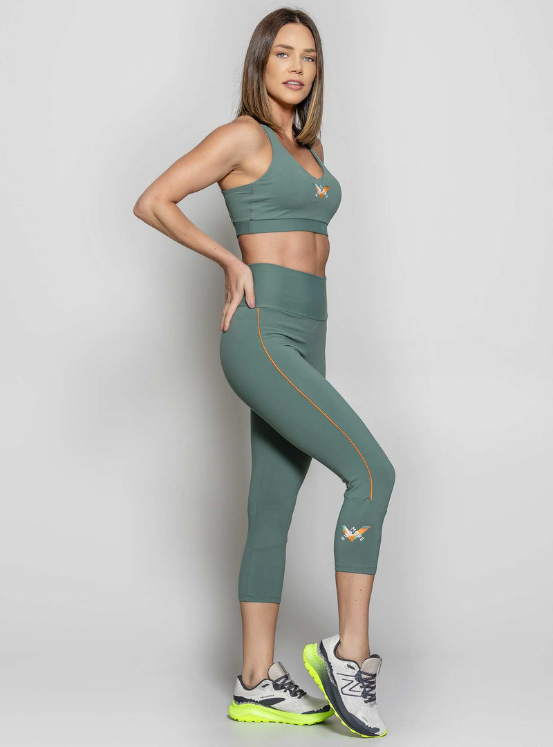 TOP ALTA SUSTENTAÇÃO POWER FIT VERDE M