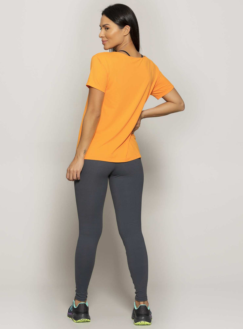 BLUSA RUN MORE ULTRACOOL FIT LARANJA G