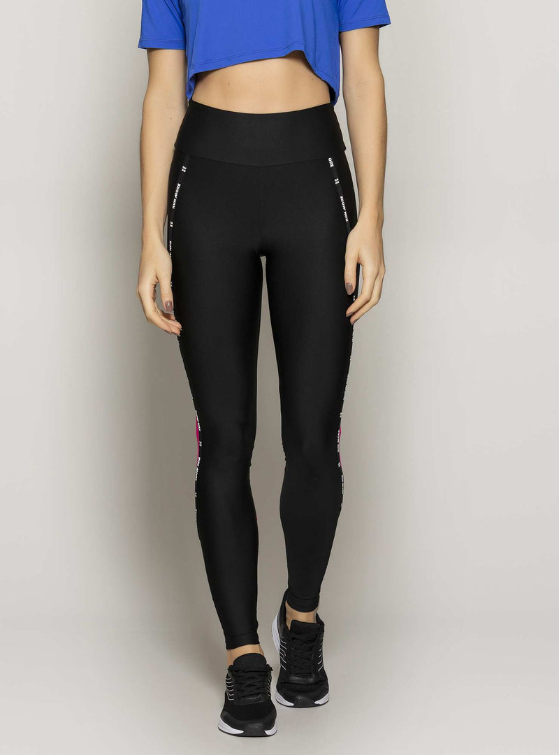 LEGGING COM RECORTES MOVE PRETO/AZUL/ROSA G