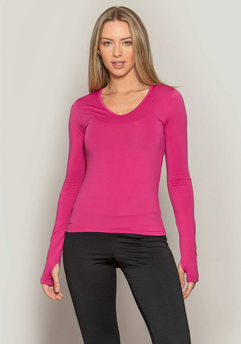 BLUSA MANGA LONGA THERMO FUCSIA M