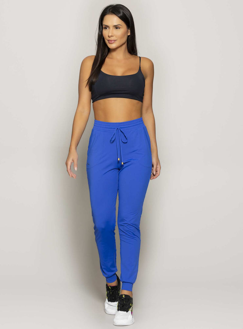 CALÇA JOGGER LUAR AZUL M