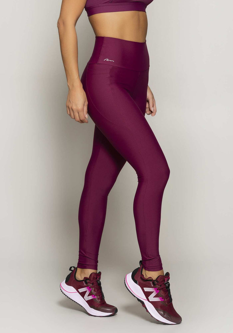 LEGGING COM BOLSO ROXO UVA G