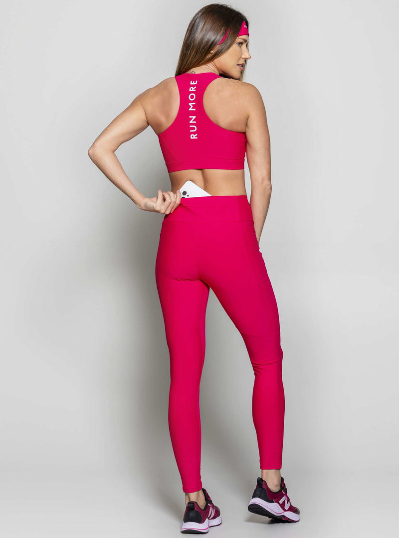 LEGGING BLOCKING COMPRESSION PINK M